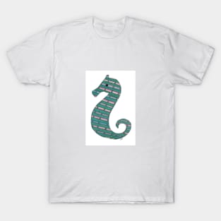 Teal Seahorse T-Shirt